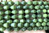 CME618 15 inches 10*11mm bicone China jade beads wholesale