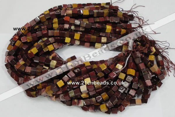 CMK70 15.5 inches 8*8mm cube mookaite gemstone beads wholesale