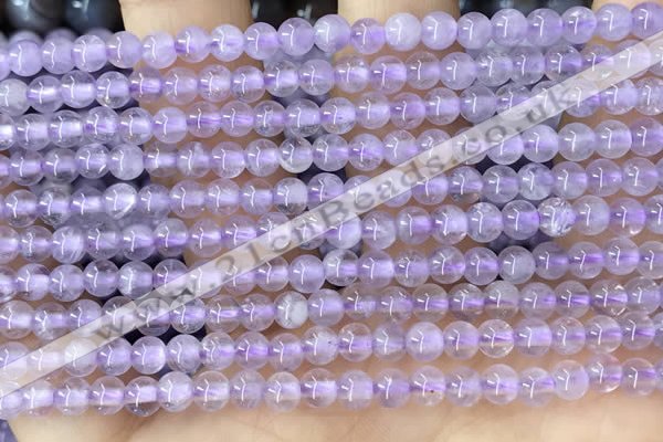 CNA1140 15.5 inches 4mm round lavender amethyst beads wholesale