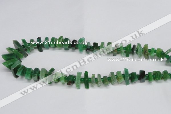 CNG1402 15.5 inches 10*15mm - 12*22mm nuggets agate gemstone beads