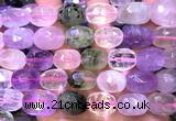 CNG9356 15 inches 12*16mm - 15*20mm faceted nuggets mixed quartz beads