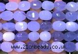 CNG9365 15 inches 12*16mm - 15*20mm faceted nuggets blue chalcedony beads