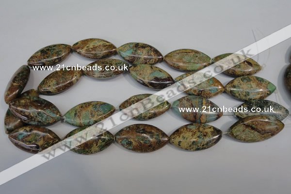 CNI35 15.5 inches 20*38mm marquise natural imperial jasper beads