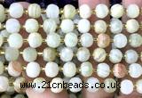 CRB6082 15 inches 6*8mm faceted rondelle Afghanistan jade beads