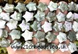 CRG71 15 inches 16mm star lucky jade beads wholesale