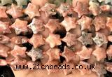 CRG72 15 inches 16mm star plum blossom jade beads wholesale