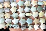 CRG85 15 inches 16mm star colorful amazonite beads wholesale