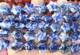 CRG86 15 inches 16mm star blue spot stone beads wholesale