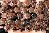 CRG91 15 inches 16mm star mahogany obsidian beads wholesale