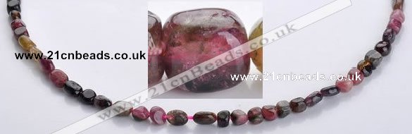 CTO06 15.5 inches 4*7mm freeform natural tourmaline beads