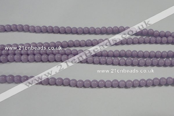 CTU1400 15.5 inches 3mm round synthetic turquoise beads