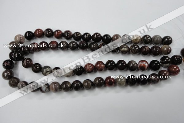 CWJ204 15.5 inches 12mm round wood jasper gemstone beads wholesale