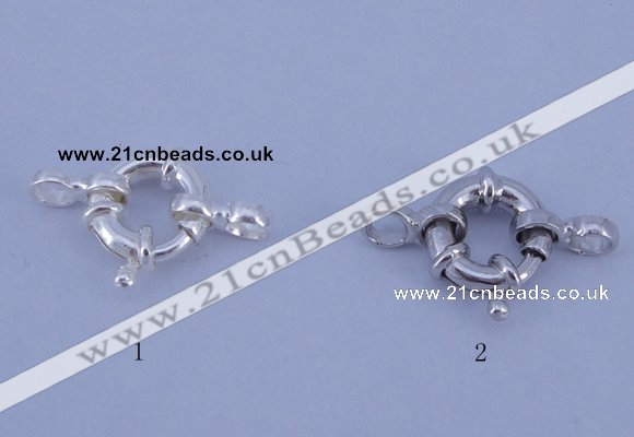 SSC201 5pcs 10mm 925 sterling silver spring rings clasps